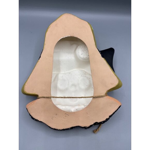 Vintage Ceramic Wall Hanging Scarecrow Halloween Fall Decor Hand Painted - Picture 4 of 5